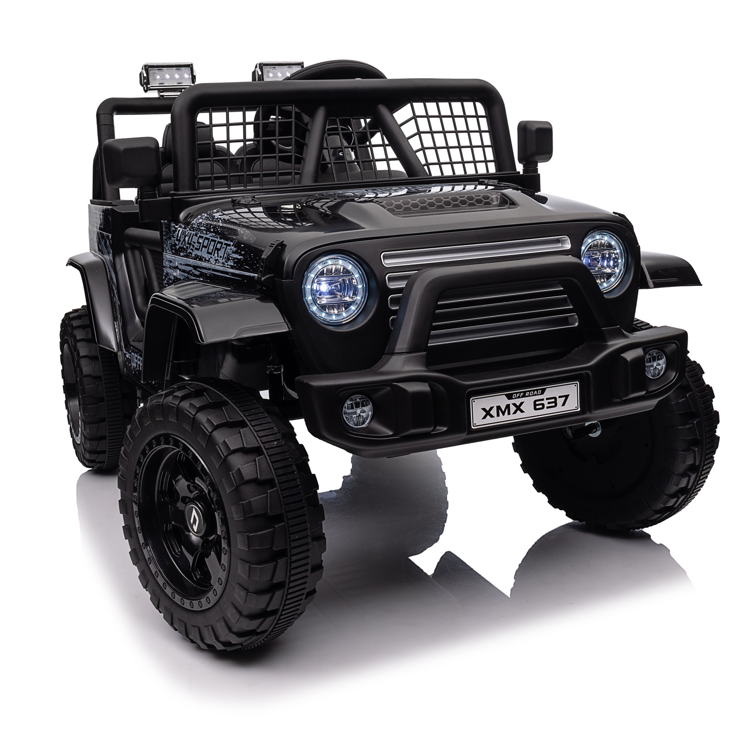 VEHICULO INFANTIL 12V NEGRO - 5