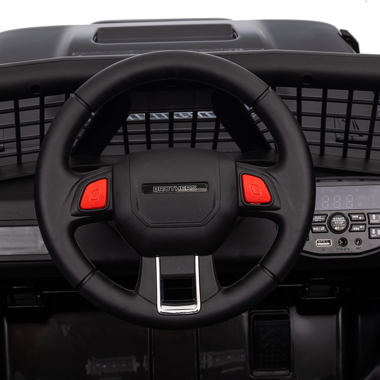 VEHICULO INFANTIL 12V NEGRO - 6