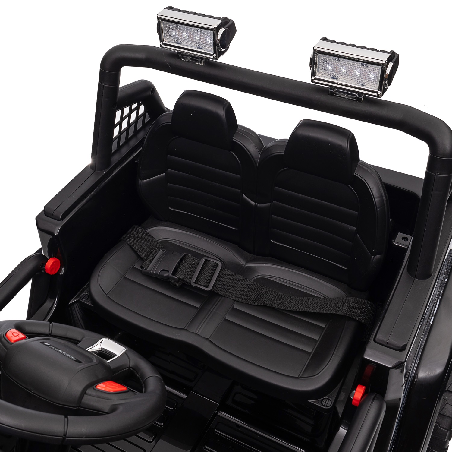 VEHICULO INFANTIL 12V NEGRO - 7