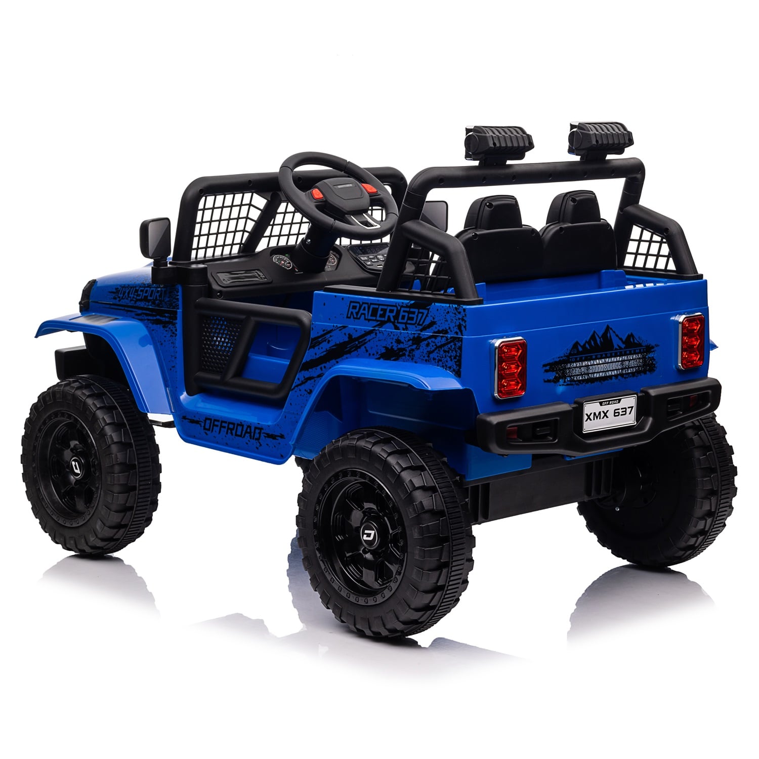 VEHICULO INFANTIL 12V AZUL - 3