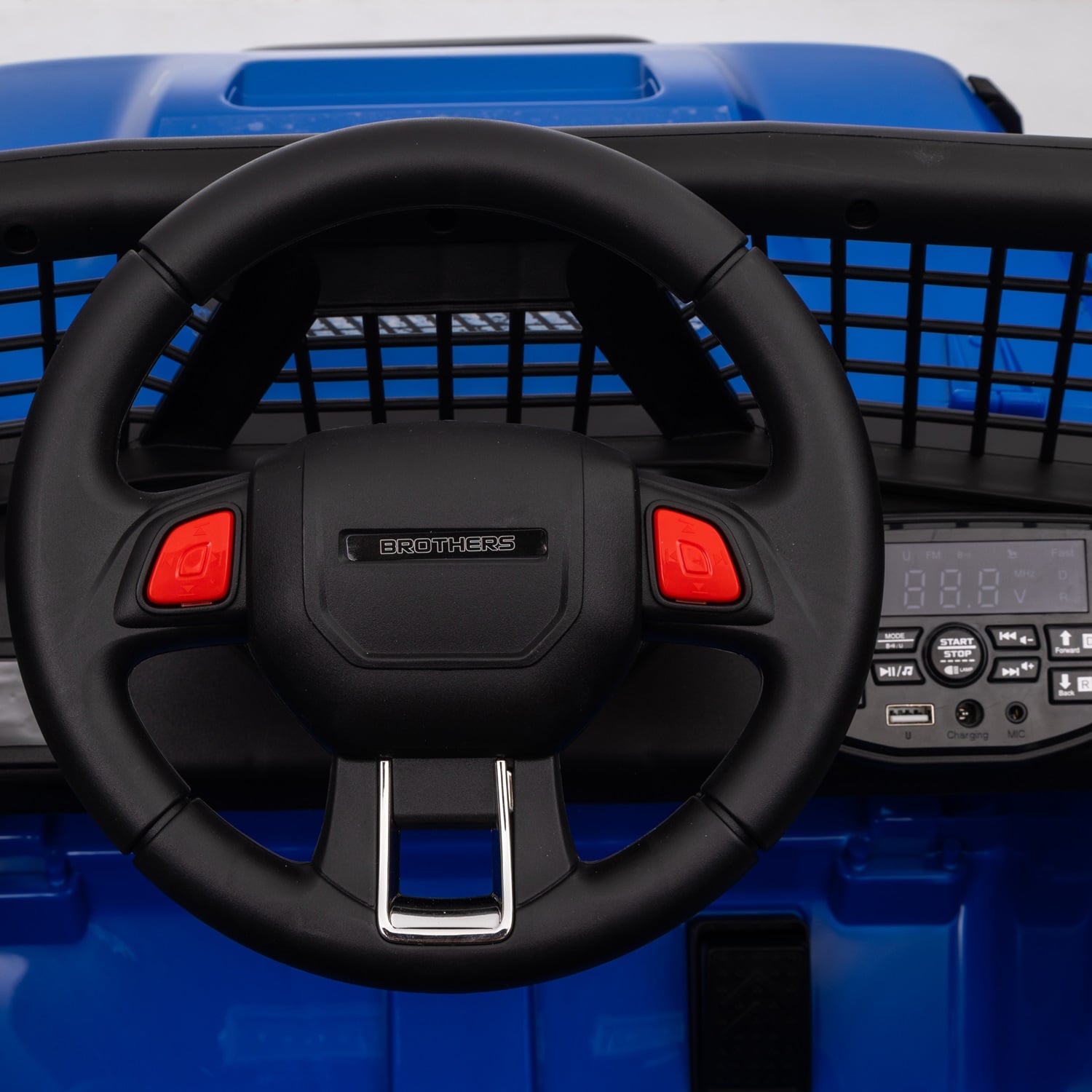 VEHICULO INFANTIL 12V AZUL - 6