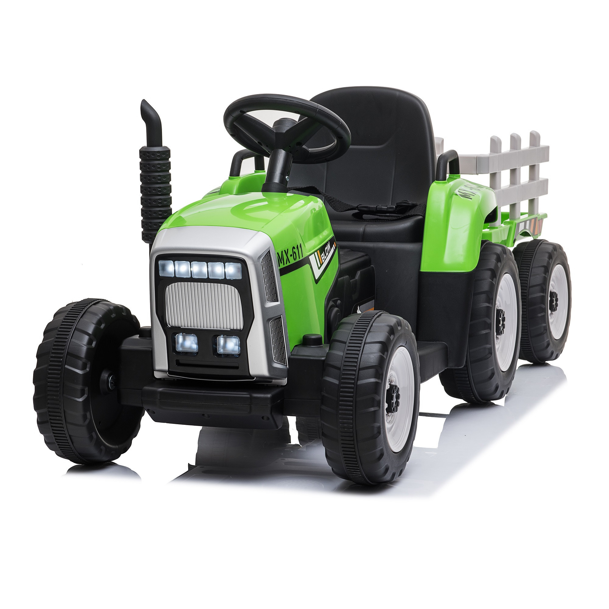 TRACTOR INFANTIL 12V VERDE - 1