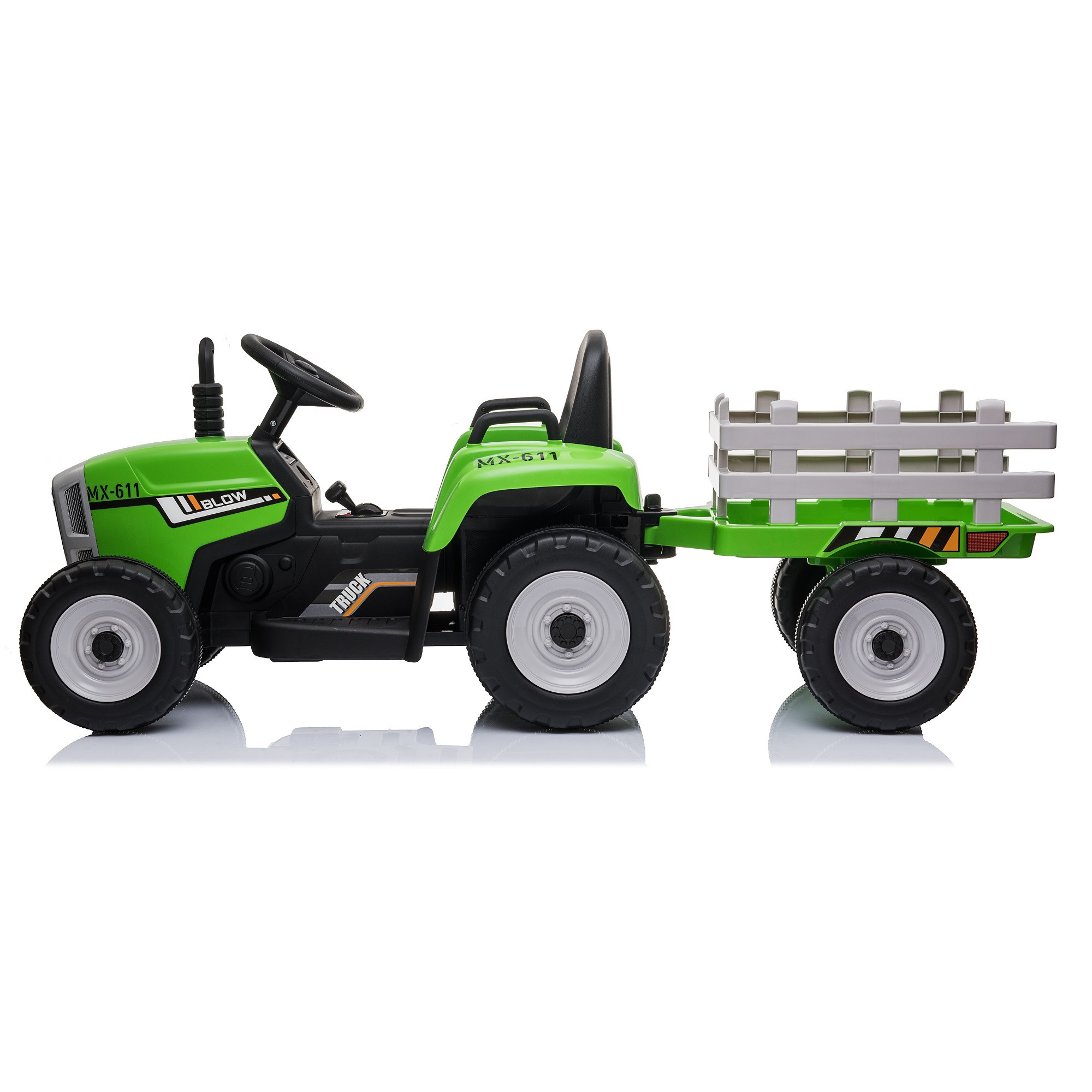 TRACTOR INFANTIL 12V VERDE - 4
