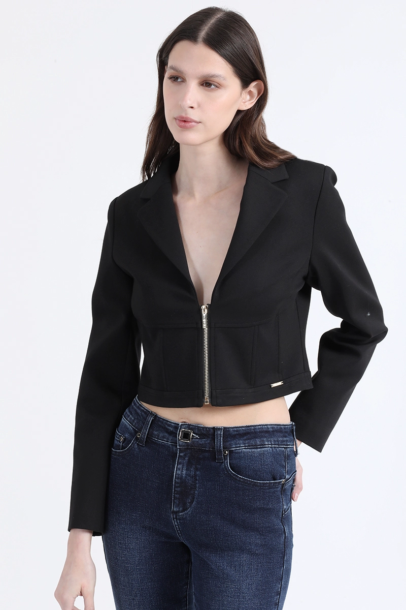 BLAZER CROPPED, CORTES CORSE, NEGRO LIOLA - 6