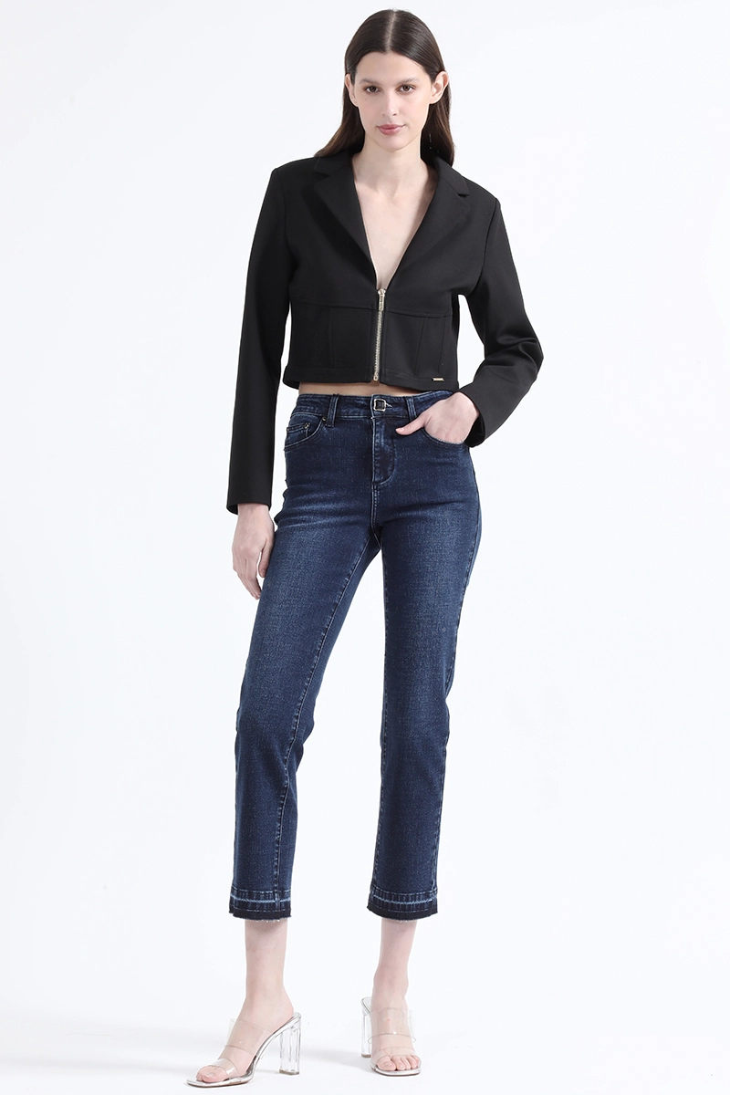 BLAZER CROPPED, CORTES CORSE, NEGRO LIOLA - 7