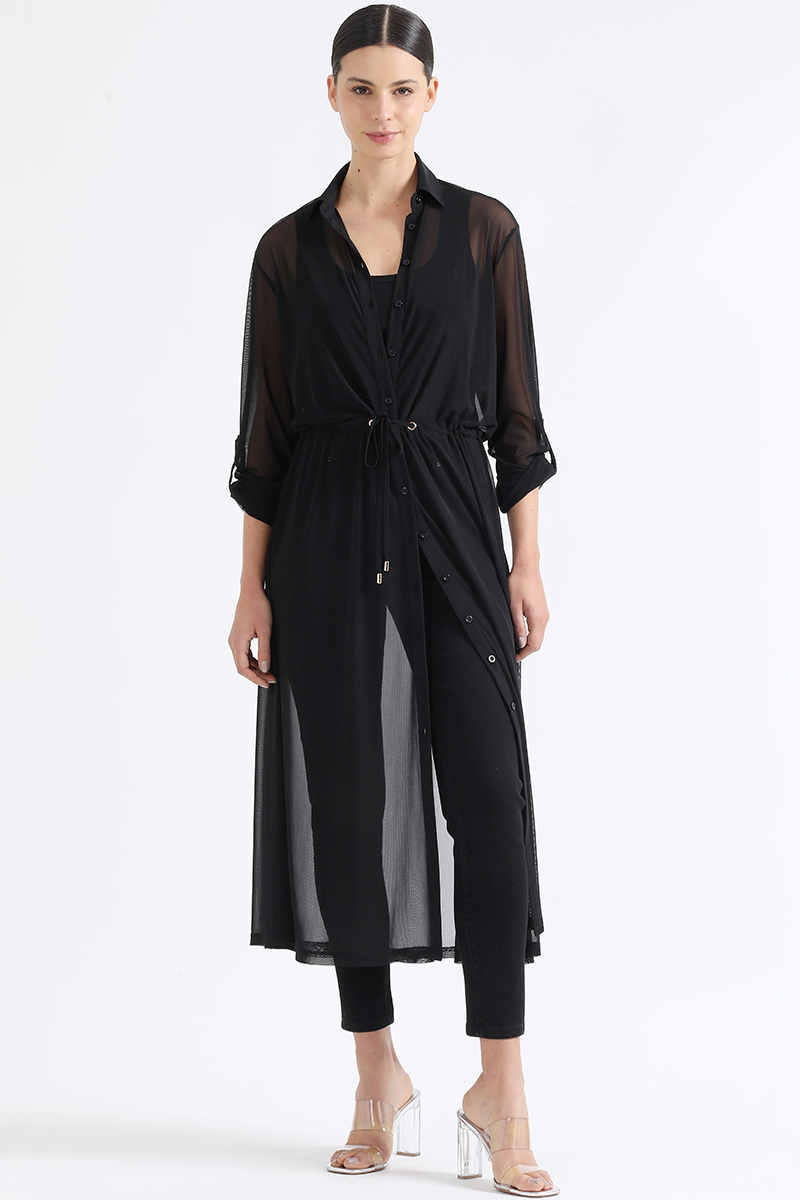 TAPADO MALLA SEMI TRANSPARENTE, NEGRO LIOLA - 1
