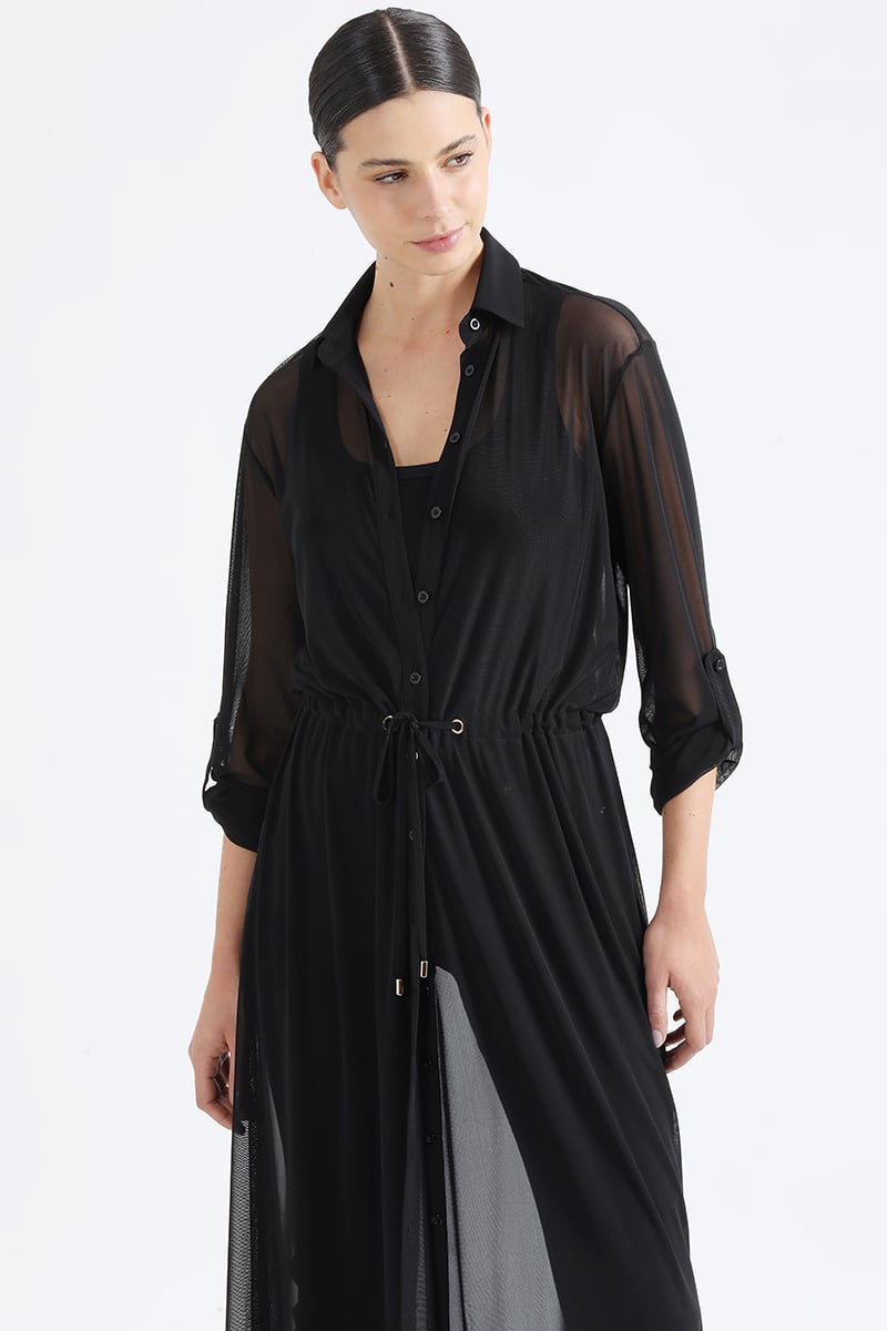 TAPADO MALLA SEMI TRANSPARENTE, NEGRO LIOLA - 6