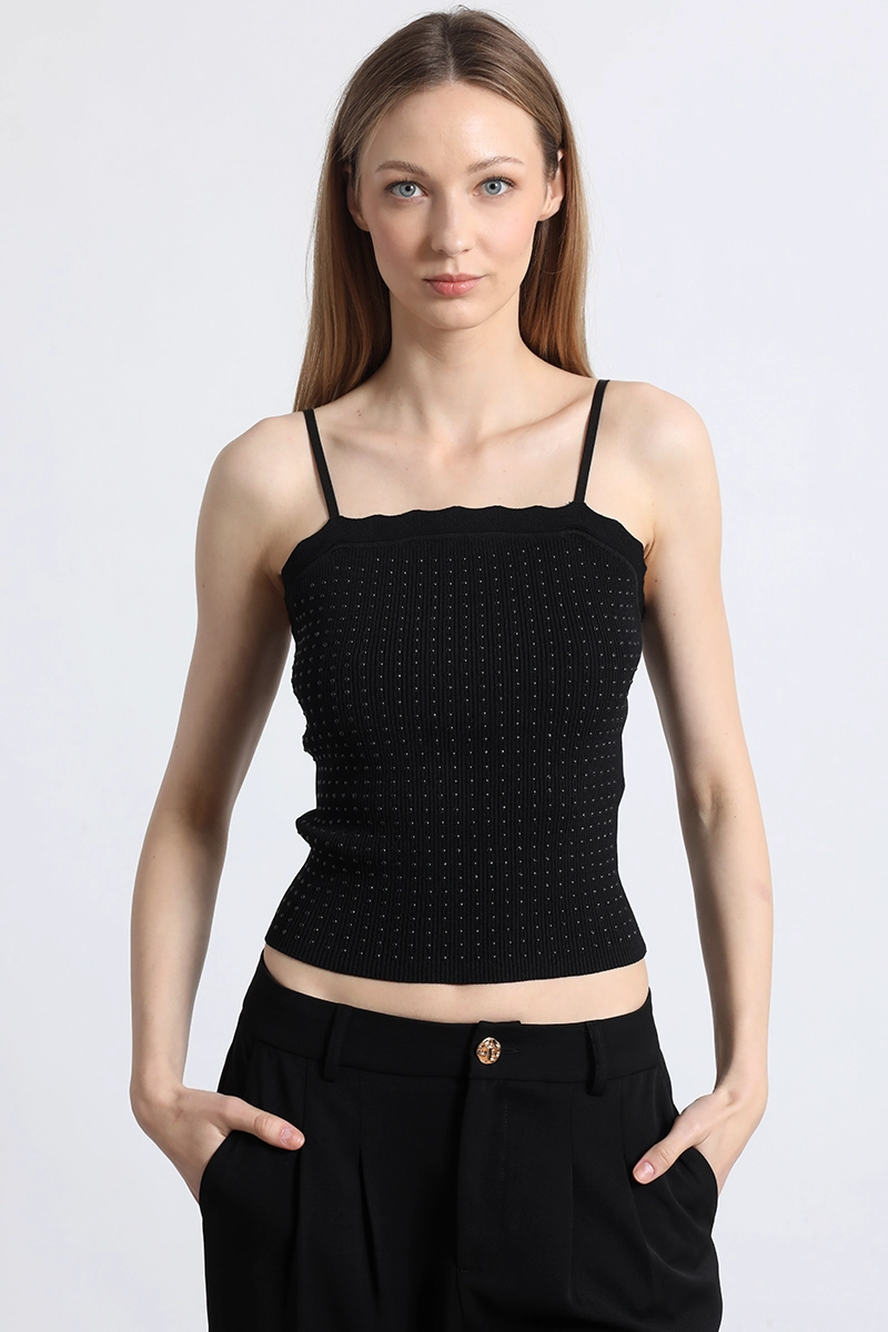 TOP CON TIRANTES MUJER LIOLA NEGRO - 2