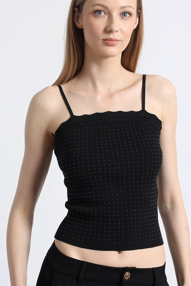 TOP CON TIRANTES MUJER LIOLA NEGRO - 4