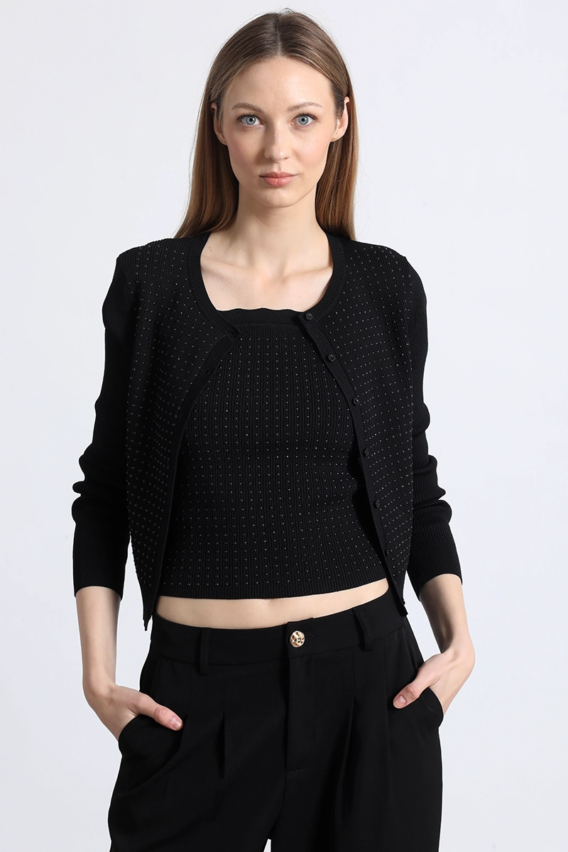 TOP CON TIRANTES MUJER LIOLA NEGRO - 6