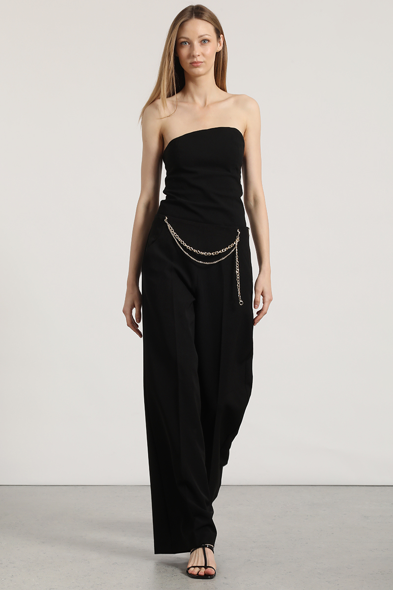 TOP STRAPLESS LIOLA MUJER NEGRO - 3
