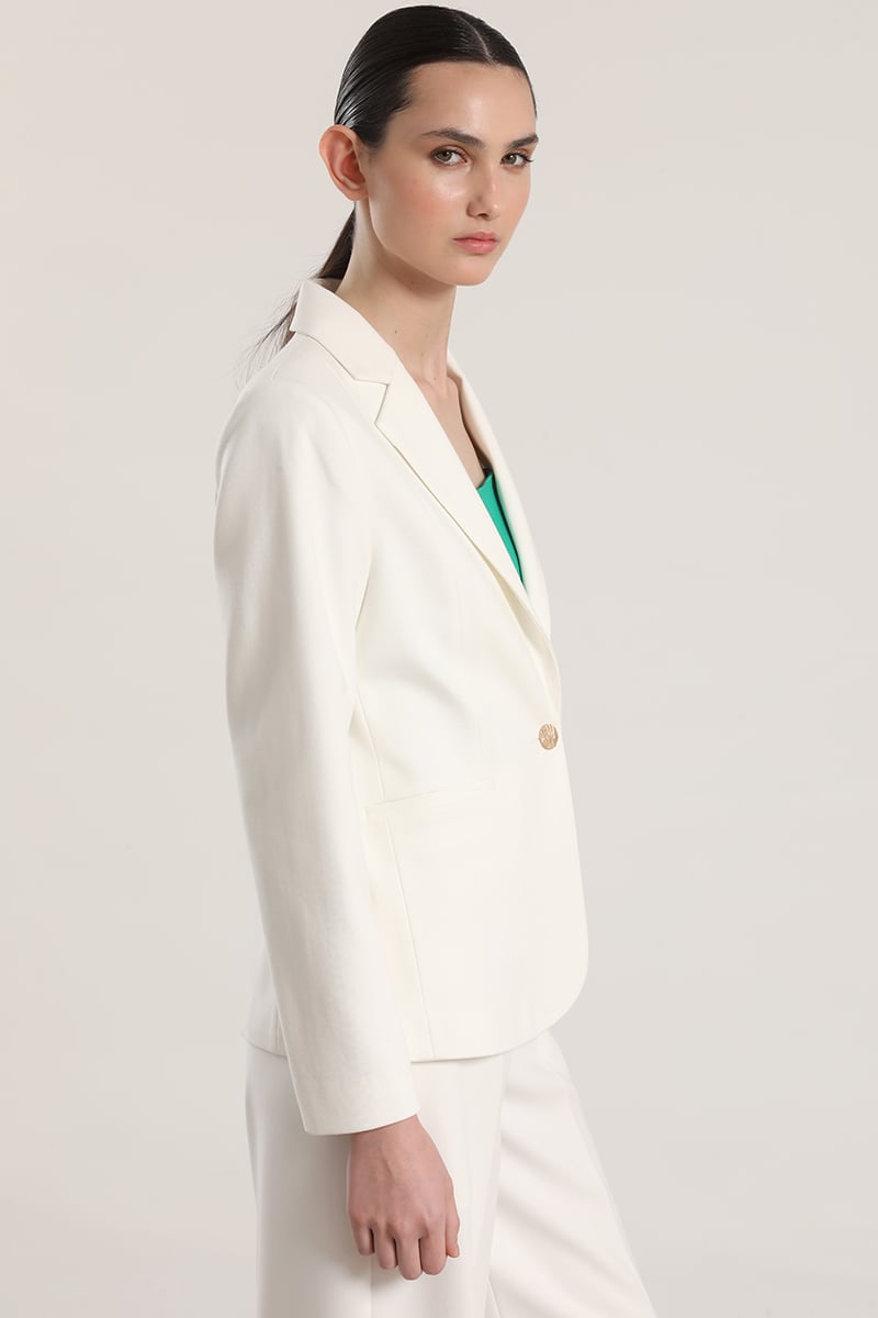 BLAZER BASICO LIOLA MUJER CRUDO - 4