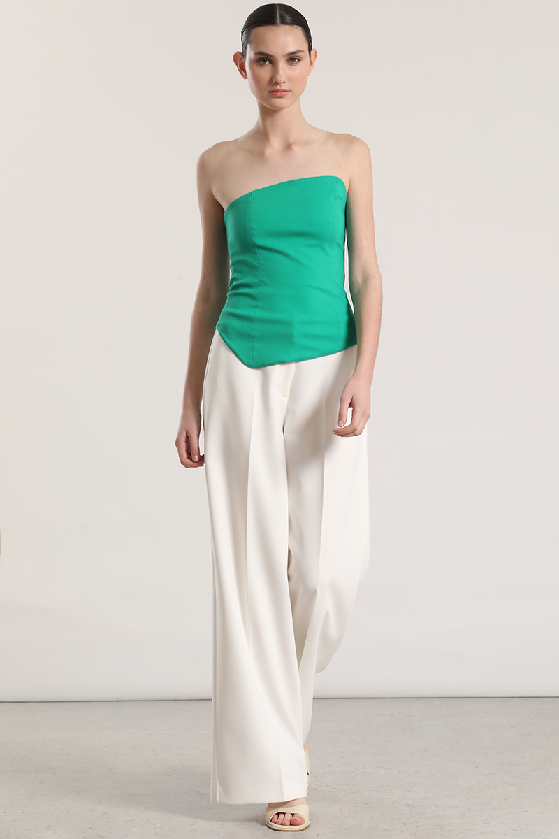 TOP STRAPLESS LIOLA MUJER VERDE - 3