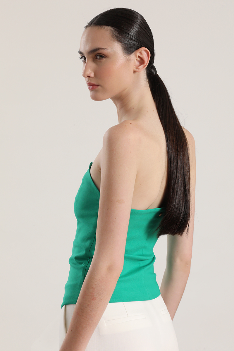 TOP STRAPLESS LIOLA MUJER VERDE - 6