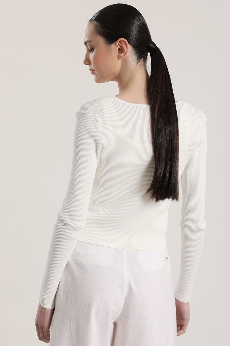 CARDIGAN CON AMARRAS LIOLA MUJER CRUDO - 7