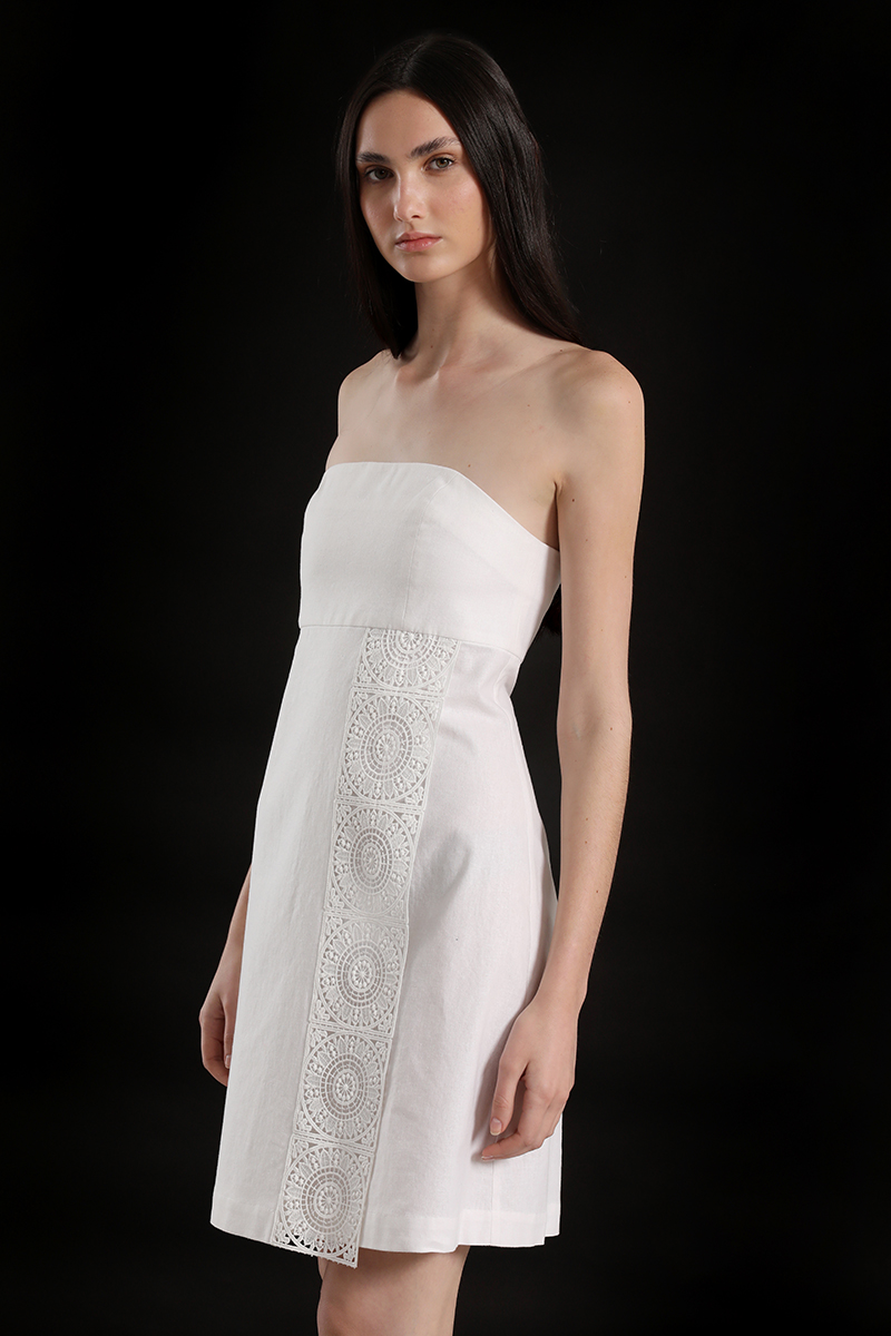 VESTIDO LINO LIOLA MUJER CRUDO - 5