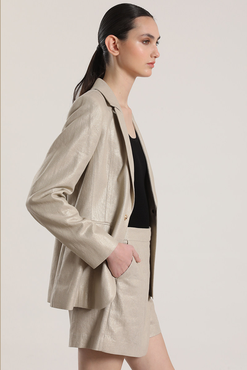 FALDA PANTALON LINO LIOLA MUJER BEIGE - 6
