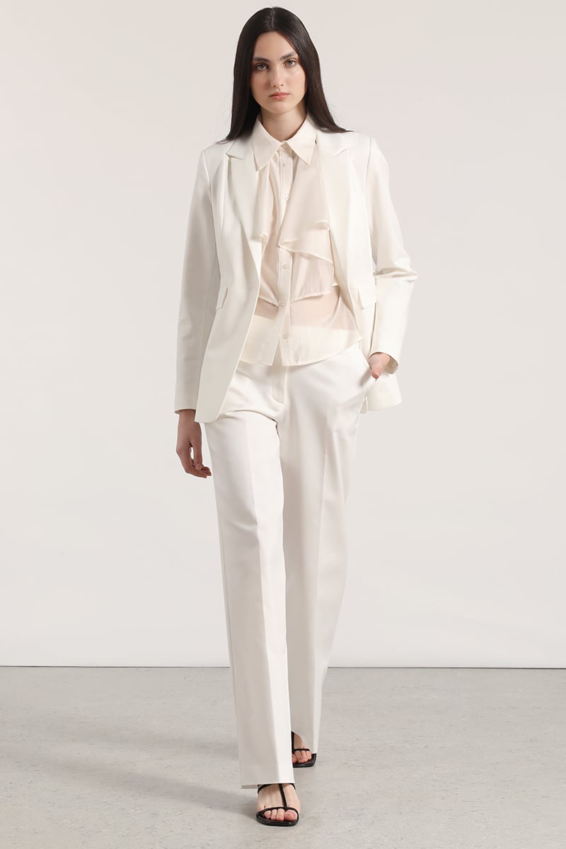BLAZER ENTALLADO CLASICO LIOLA MUJER CRUDO - 3