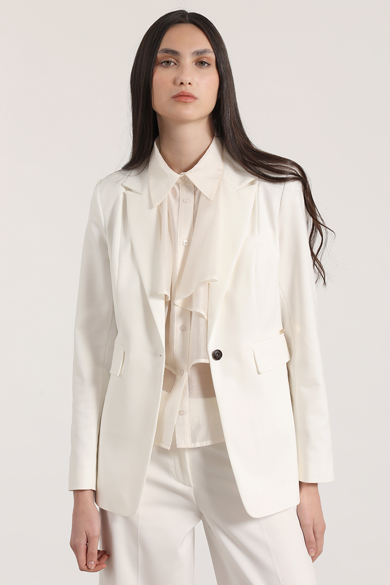 BLAZER ENTALLADO CLASICO LIOLA MUJER CRUDO - 5