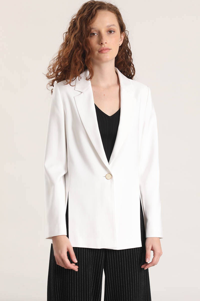 BLAZER CON ABERTURA LIOLA MUJER CRUDO - 5