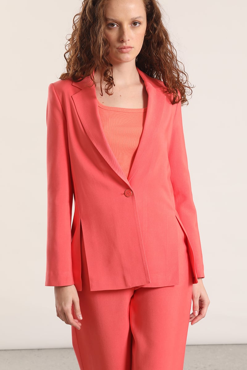 BLAZER CON ABERTURA LIOLA MUJER CORAL - 3