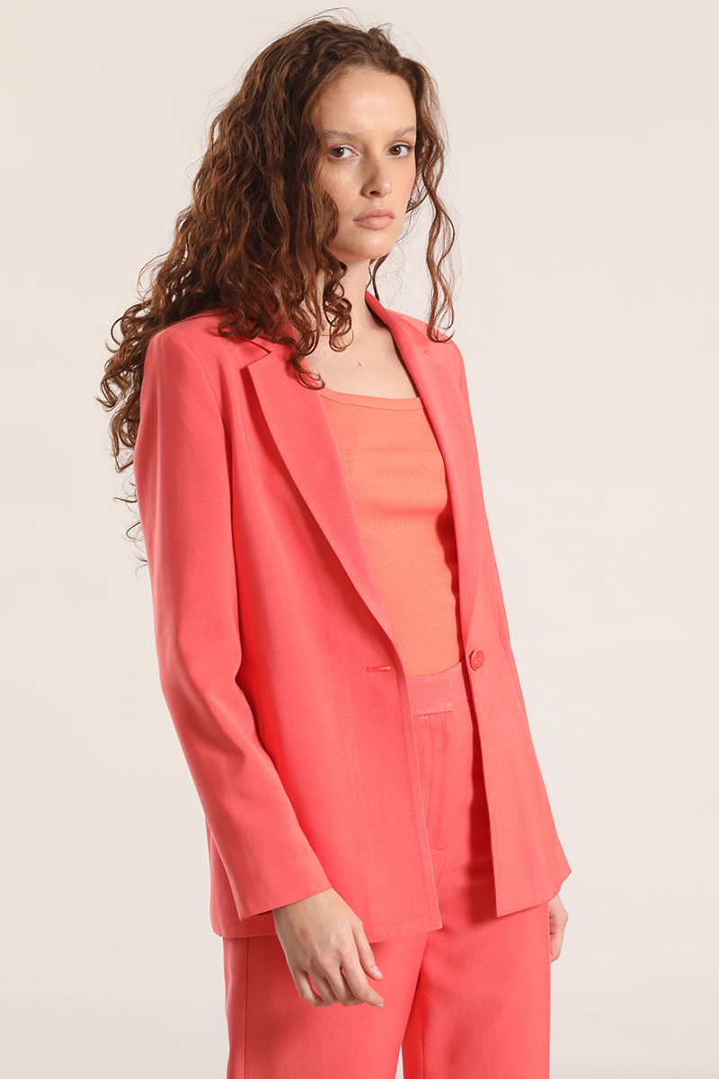 BLAZER CON ABERTURA LIOLA MUJER CORAL - 6