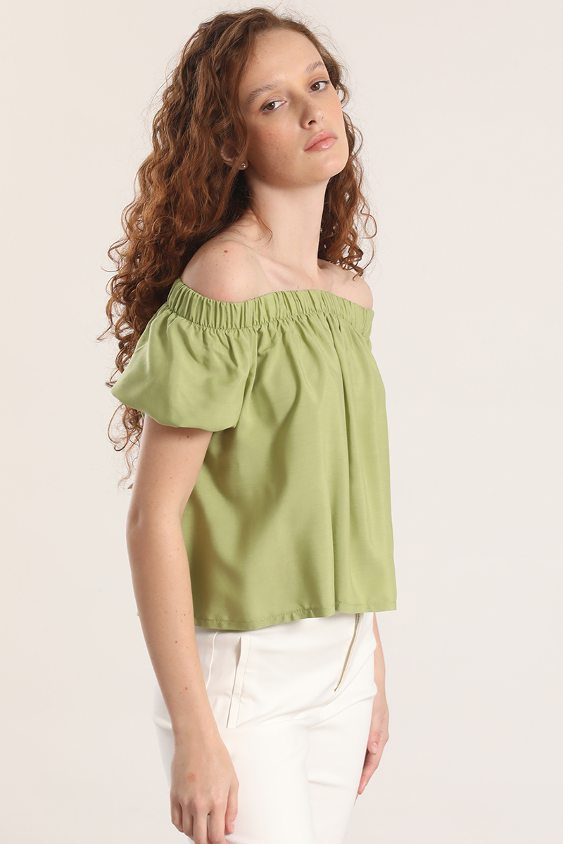 BLUSA HOMBROS LIOLA MUJER VERDE - 2