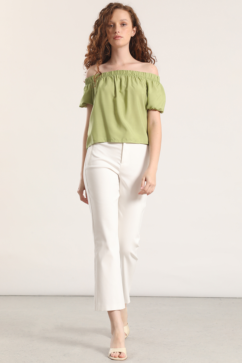 BLUSA HOMBROS LIOLA MUJER VERDE - 3