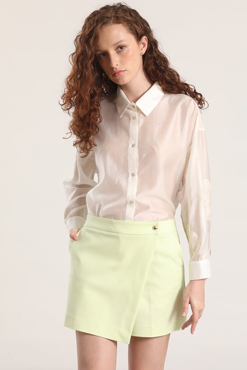 FALDA PANTALON LIOLA MUJER PISTACHO - 1