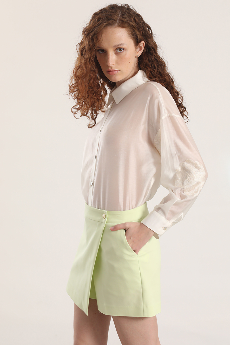 FALDA PANTALON LIOLA MUJER PISTACHO - 5