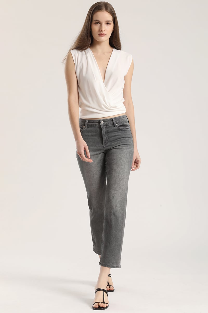 JEANS SLIM DENIM LIOLA MUJER GRIS - 2
