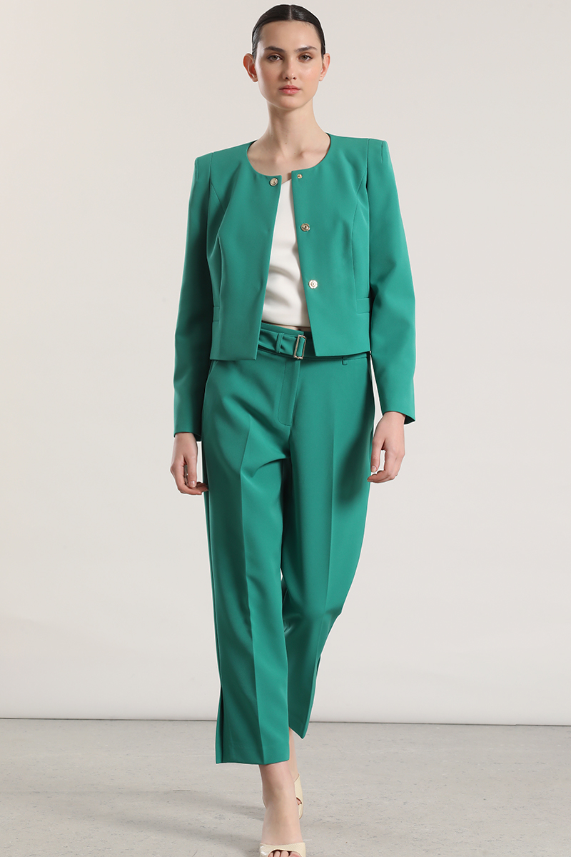 CHAQUETA CORTA LIOLA MUJER VERDE - 3