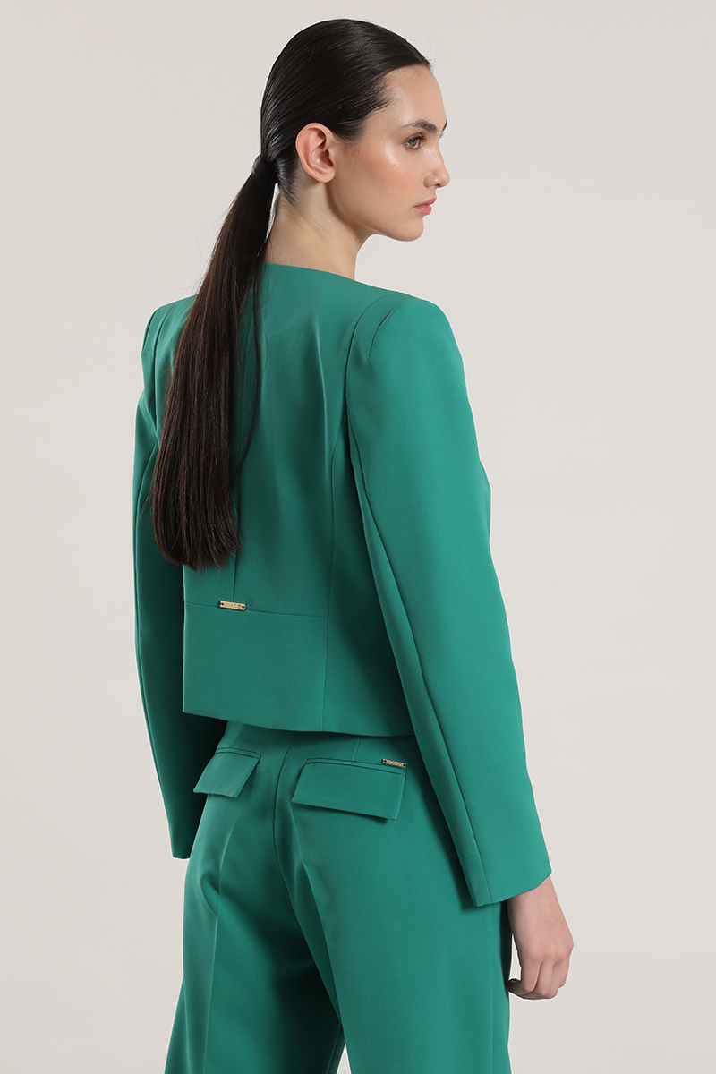 CHAQUETA CORTA LIOLA MUJER VERDE - 7