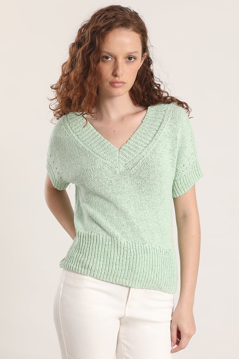 TEJIDO TRENZADO LIOLA MUJER VERDE - 1