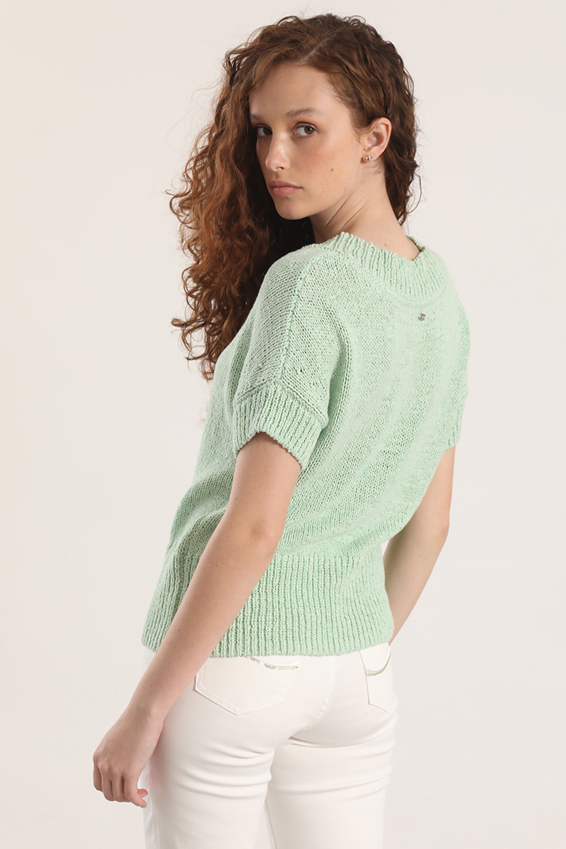 TEJIDO TRENZADO LIOLA MUJER VERDE - 6