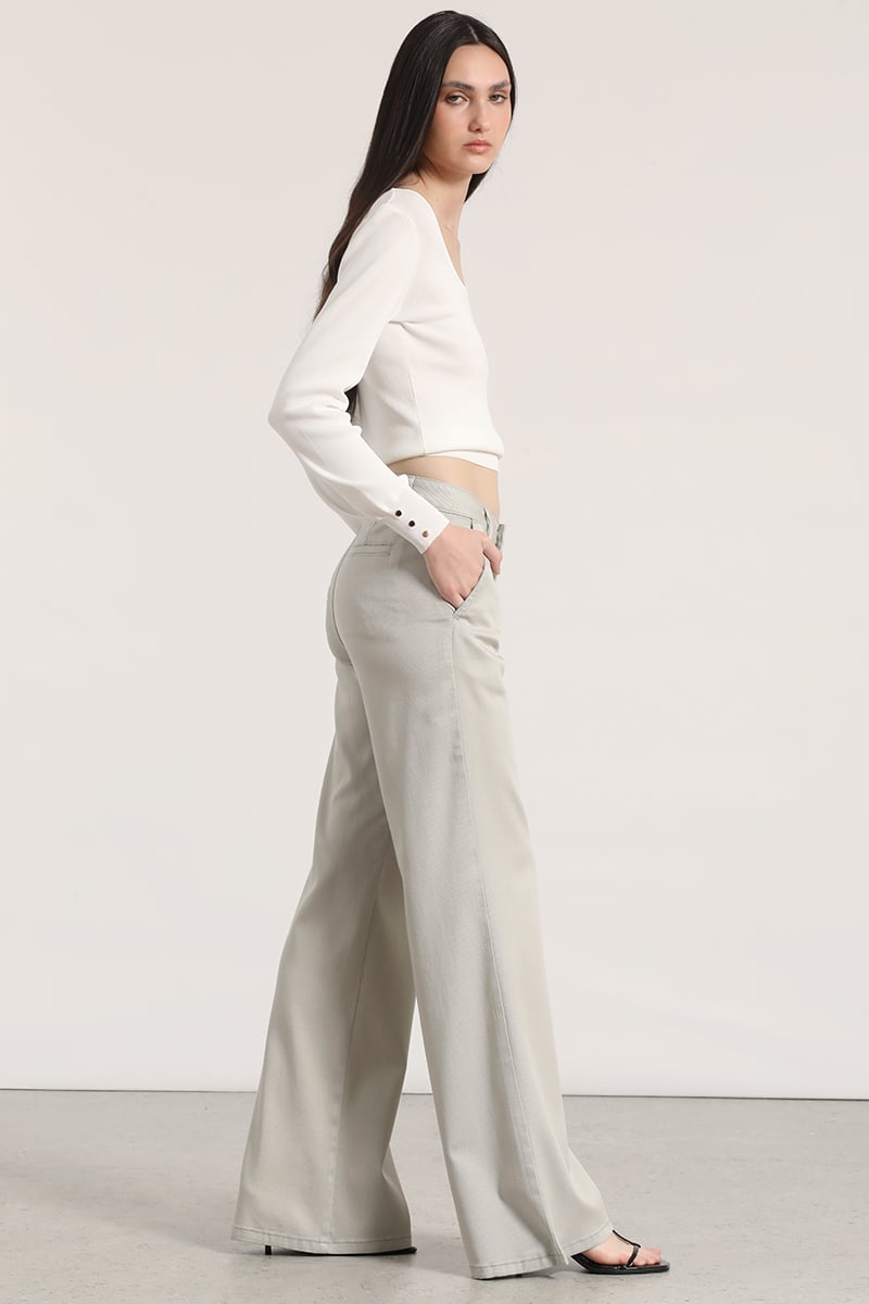 PANTALON PALAZZO LIOLA MUJER GRIS - 5