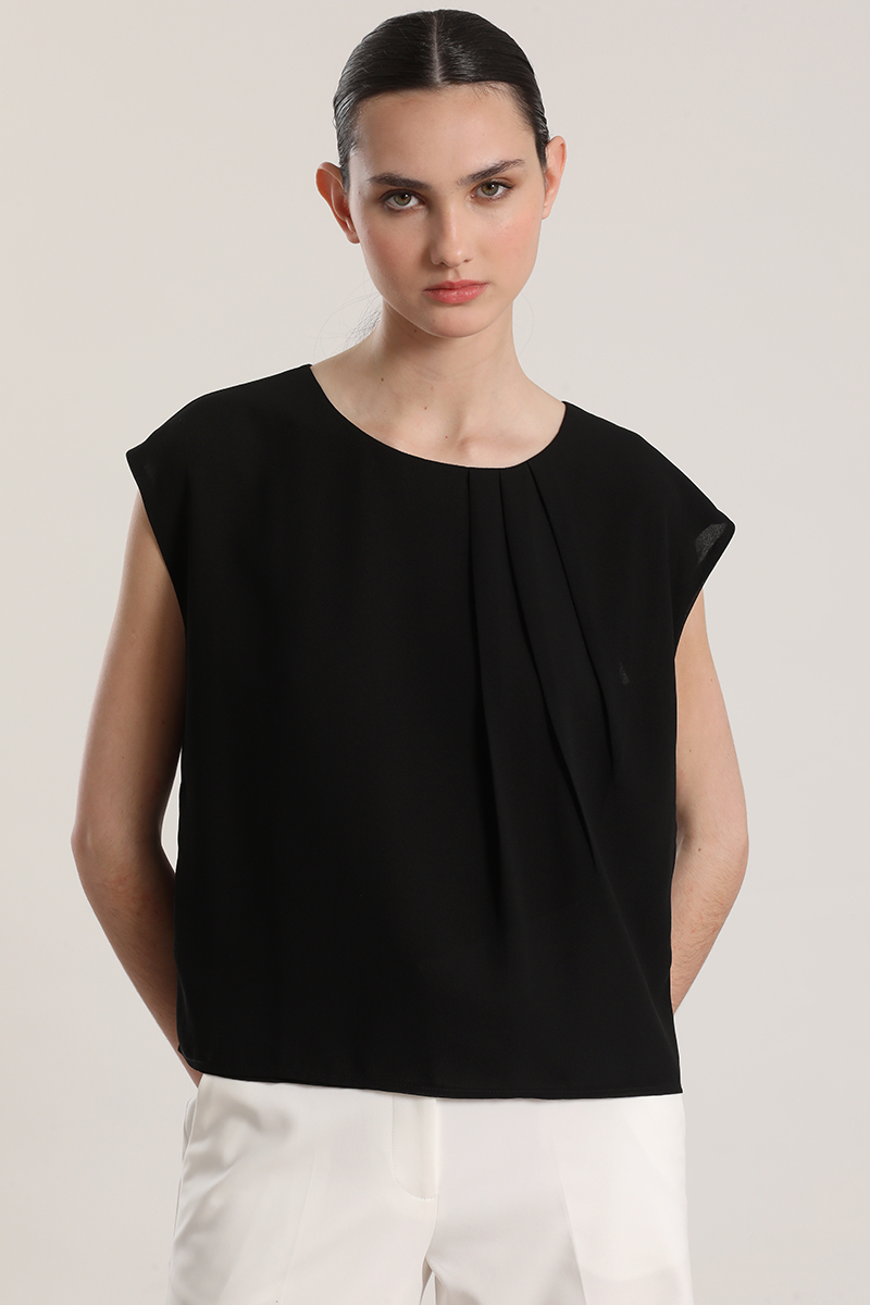 TOP GASA LIOLA MUJER NEGRO - 4