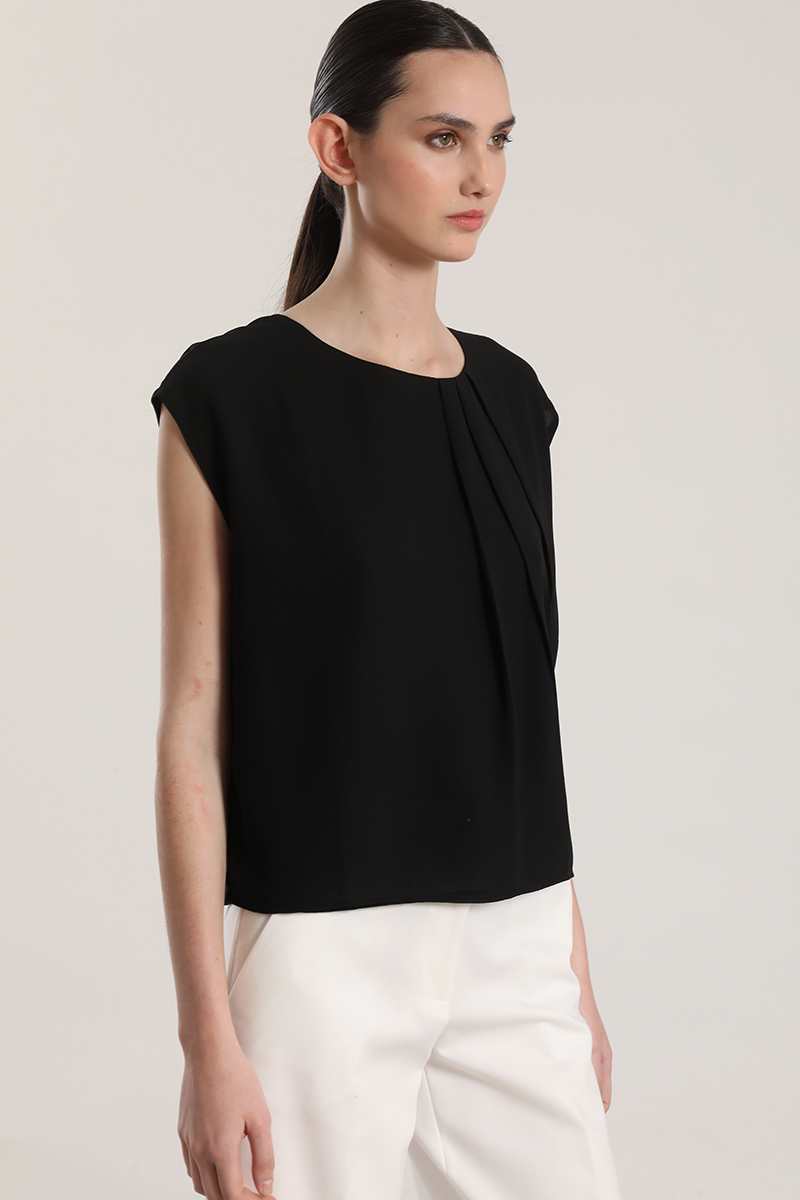 TOP GASA LIOLA MUJER NEGRO - 6