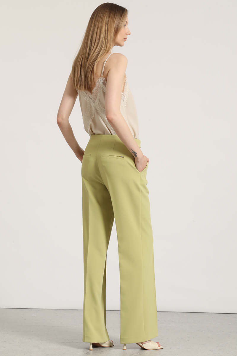 PANTALON RECTO APLICACION LIOLA MUJER PISTACHO - 5