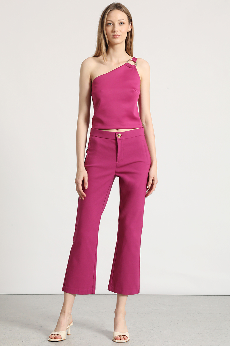 TOP ASIME TRICO HERRAJE LIOLA MUJER FUCSIA - 2