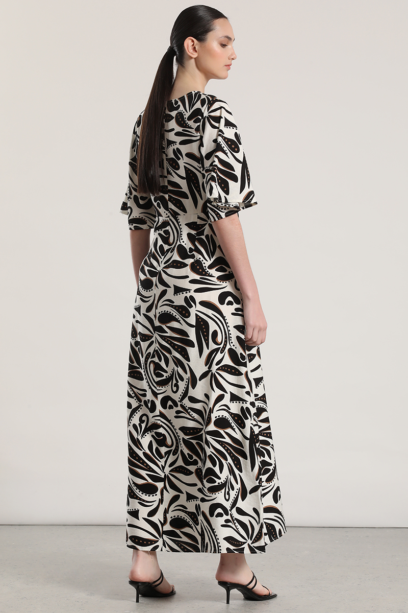 VESTIDO MAXI LIOLA MUJER NEGRO - 4