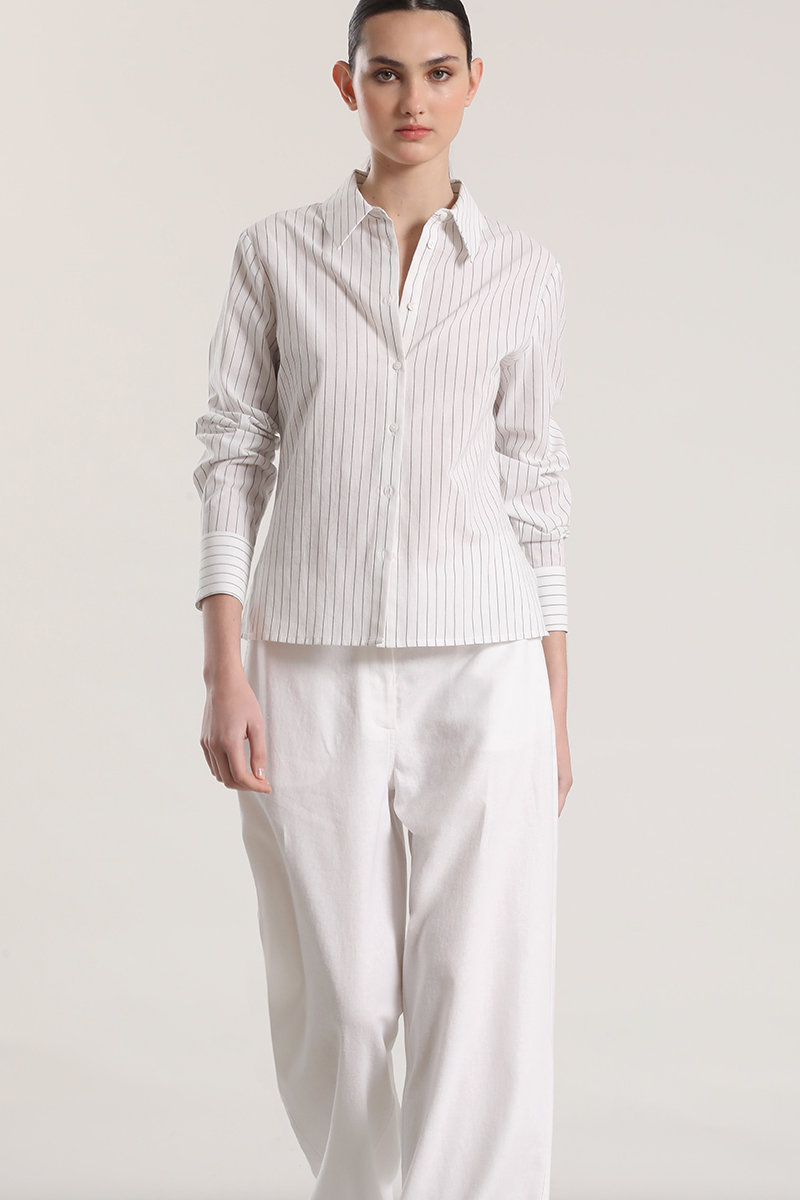 CAMISA ALGODON LIOLA MUJER CRUDO - 2