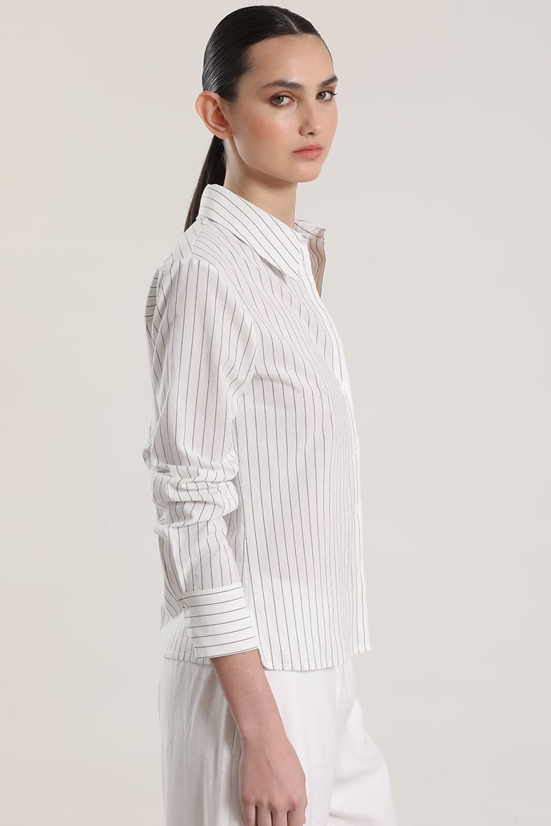 CAMISA ALGODON LIOLA MUJER CRUDO - 3