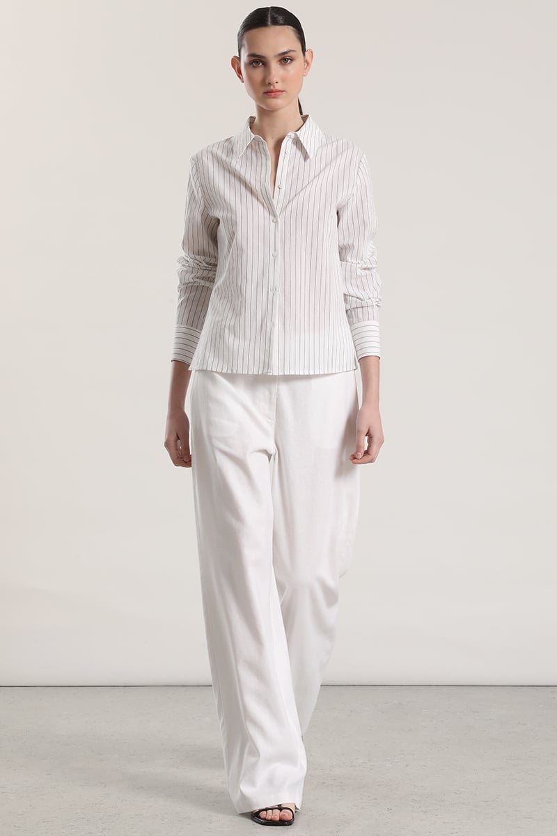 CAMISA ALGODON LIOLA MUJER CRUDO - 4