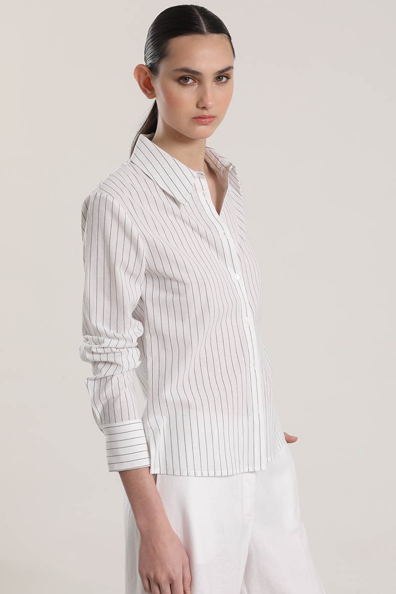 CAMISA ALGODON LIOLA MUJER CRUDO - 6