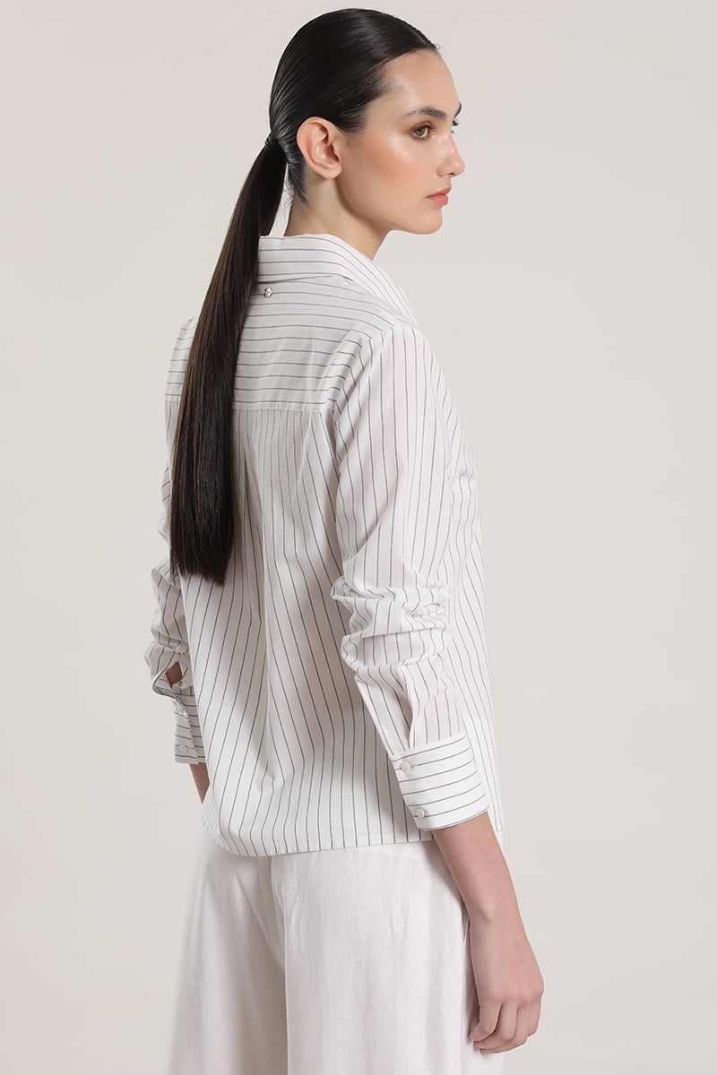 CAMISA ALGODON LIOLA MUJER CRUDO - 7