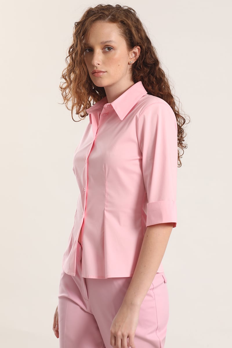 BLUSA ENTALLADA LIOLA MUJER ROSA - 1