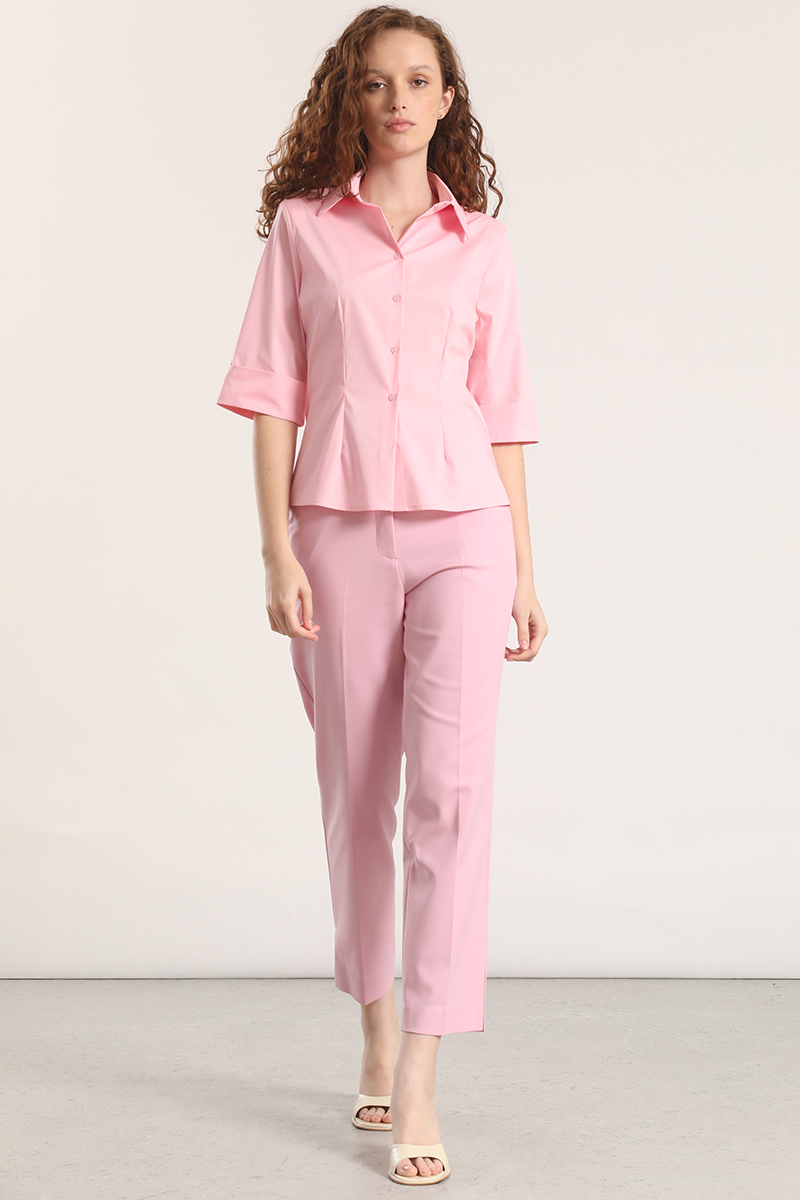 BLUSA ENTALLADA LIOLA MUJER ROSA - 4