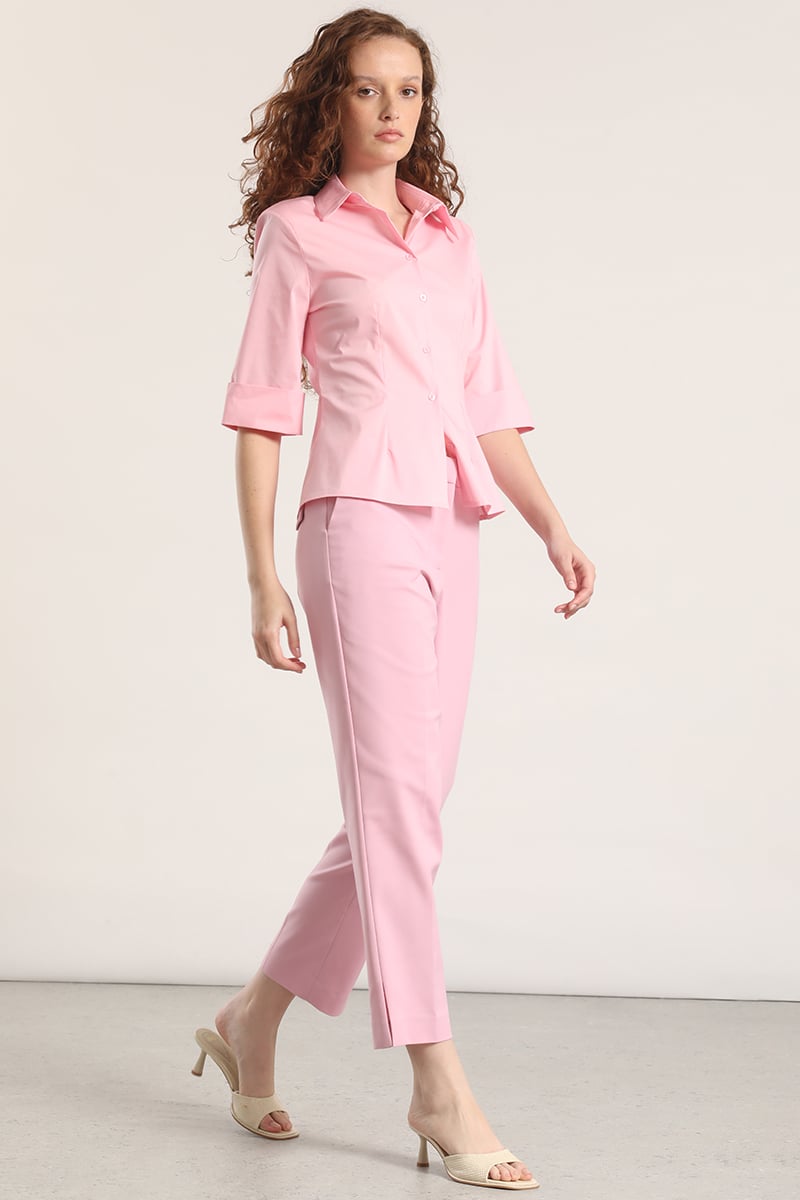 BLUSA ENTALLADA LIOLA MUJER ROSA - 6