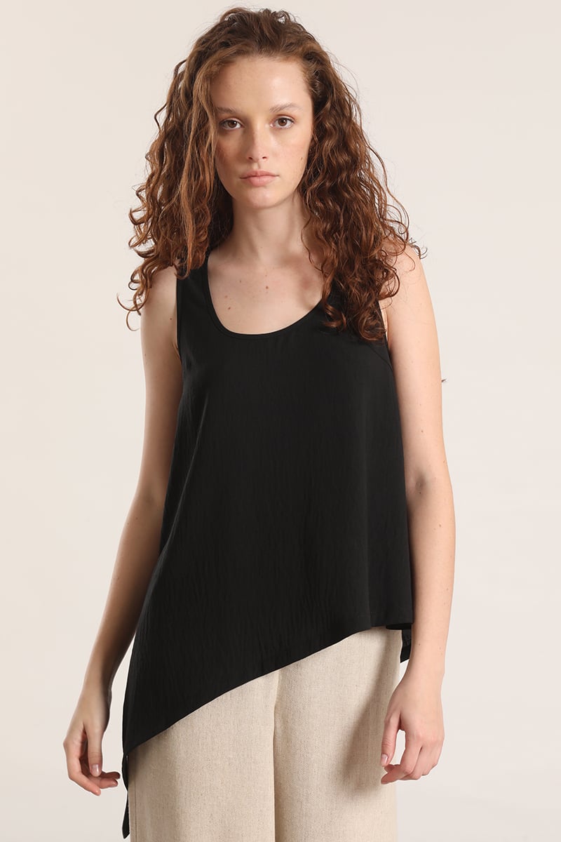 TOP ASIME TRICO LIOLA MUJER NEGRO - 1